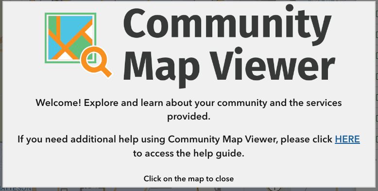 Graphic of Flossmoor's GIS Tool
