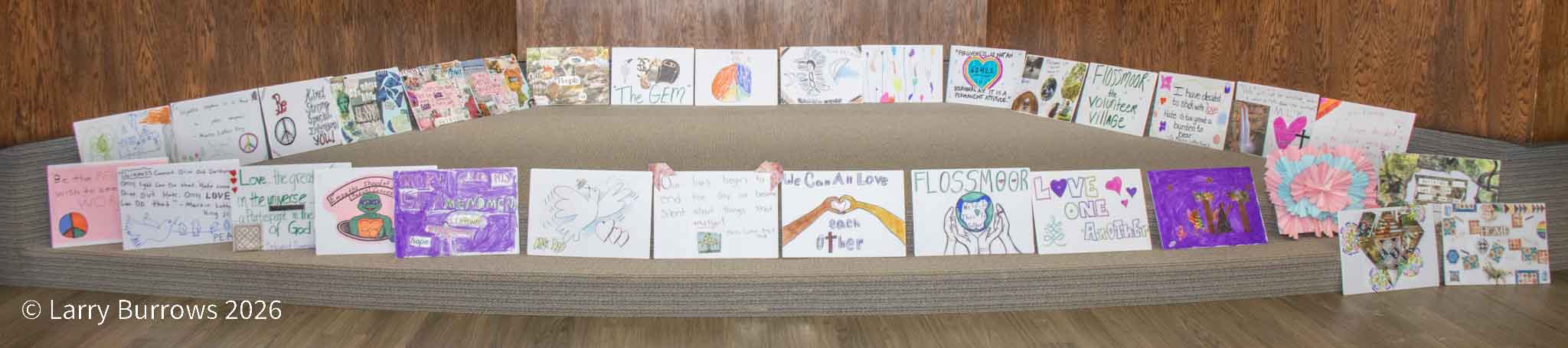 Finished peace signs